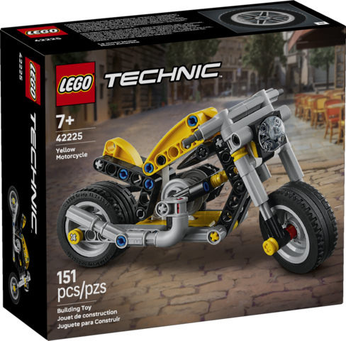 Yellow Motorcycle Technic