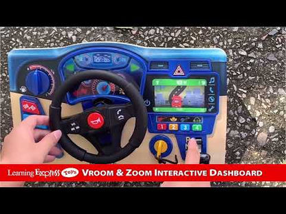 Vroom Zoom Wood Dashboard