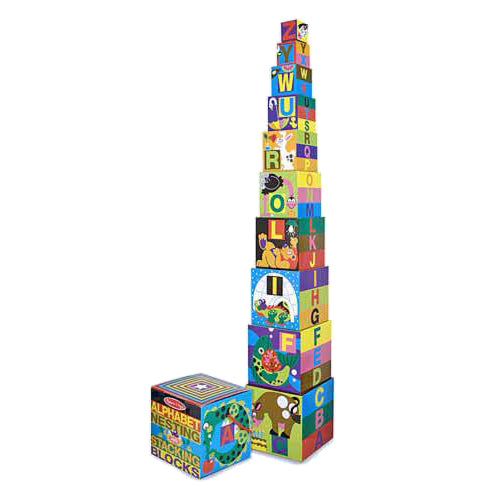 Alphabet Nest Stack Block