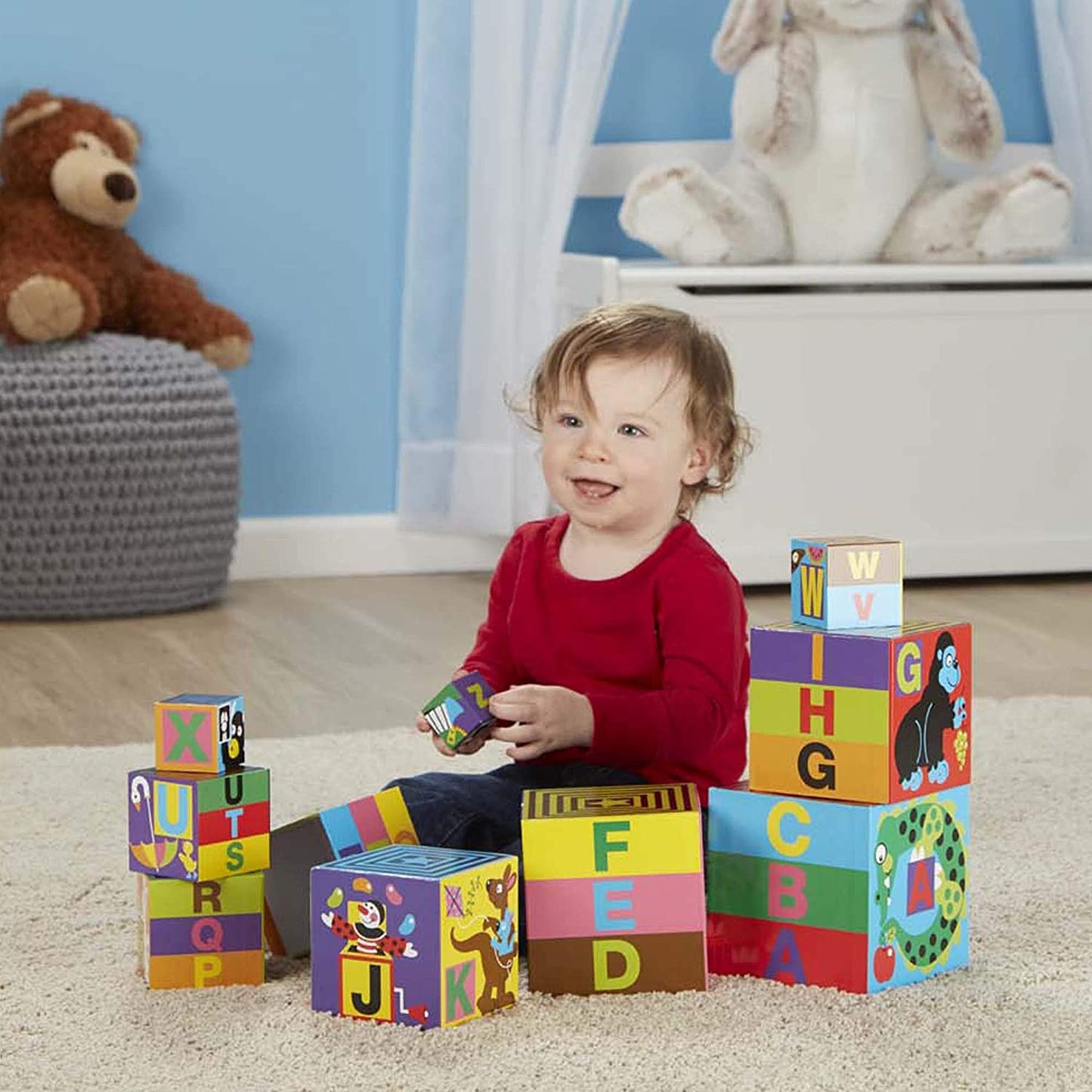 Alphabet Nest Stack Block