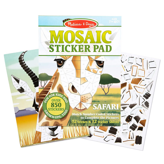 Safari Mosaic Sticker Pad
