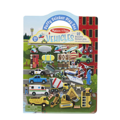 Puffy Sticker Vehicles