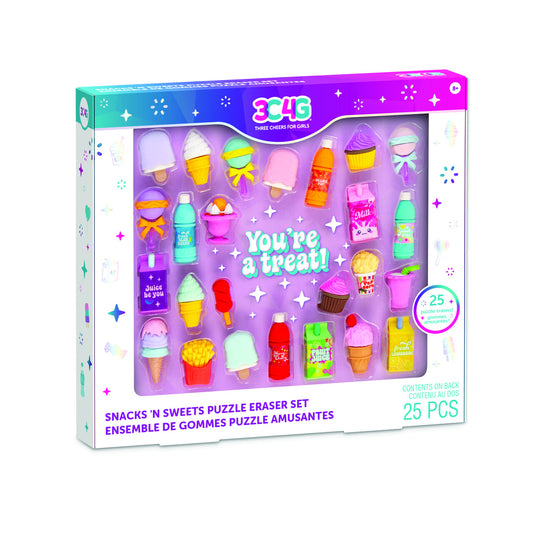 Snacks Sweets Erasers