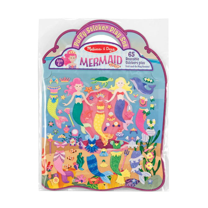 Puffy Sticker Mermaid