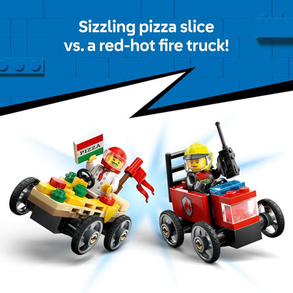 Pizza Vs Fire Race Car