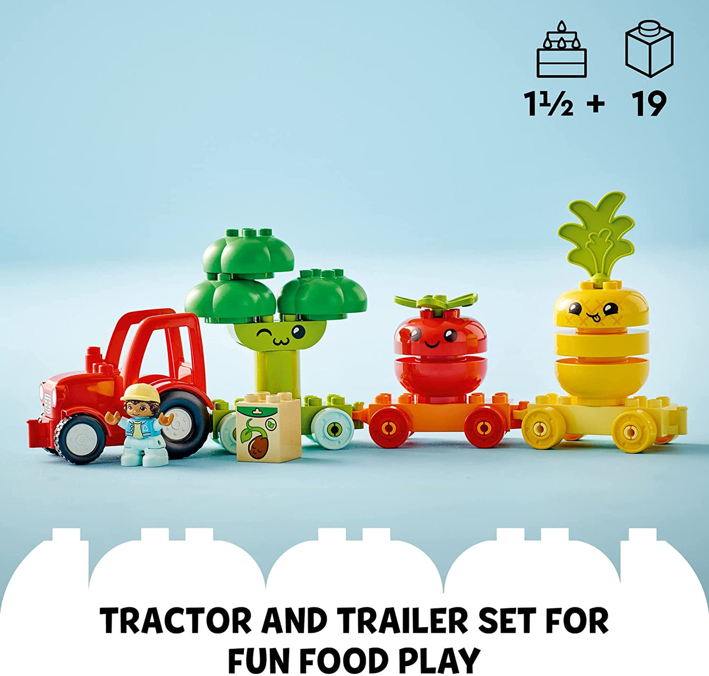 Duplo My First Fruit and Vegetable Tractor