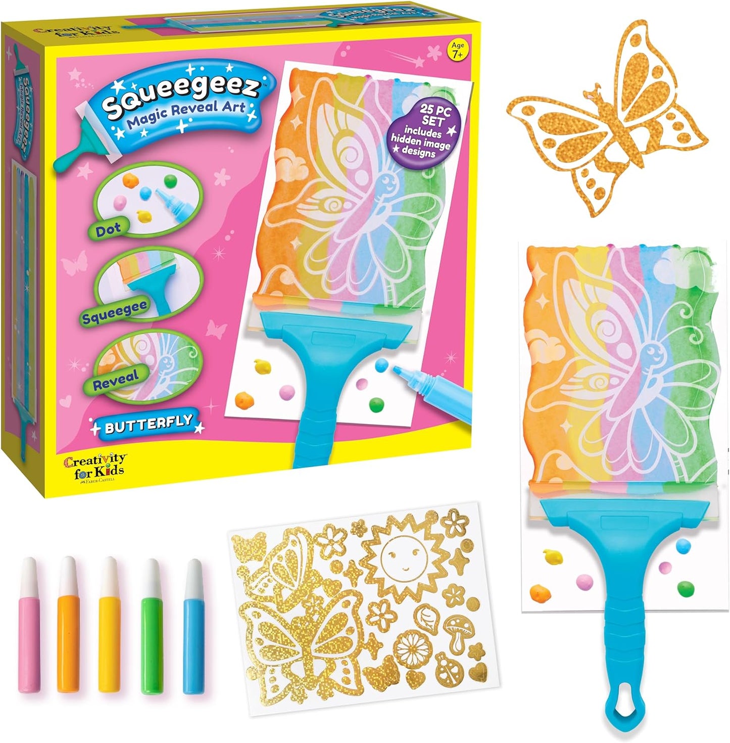 Squeegee Art Butterfly