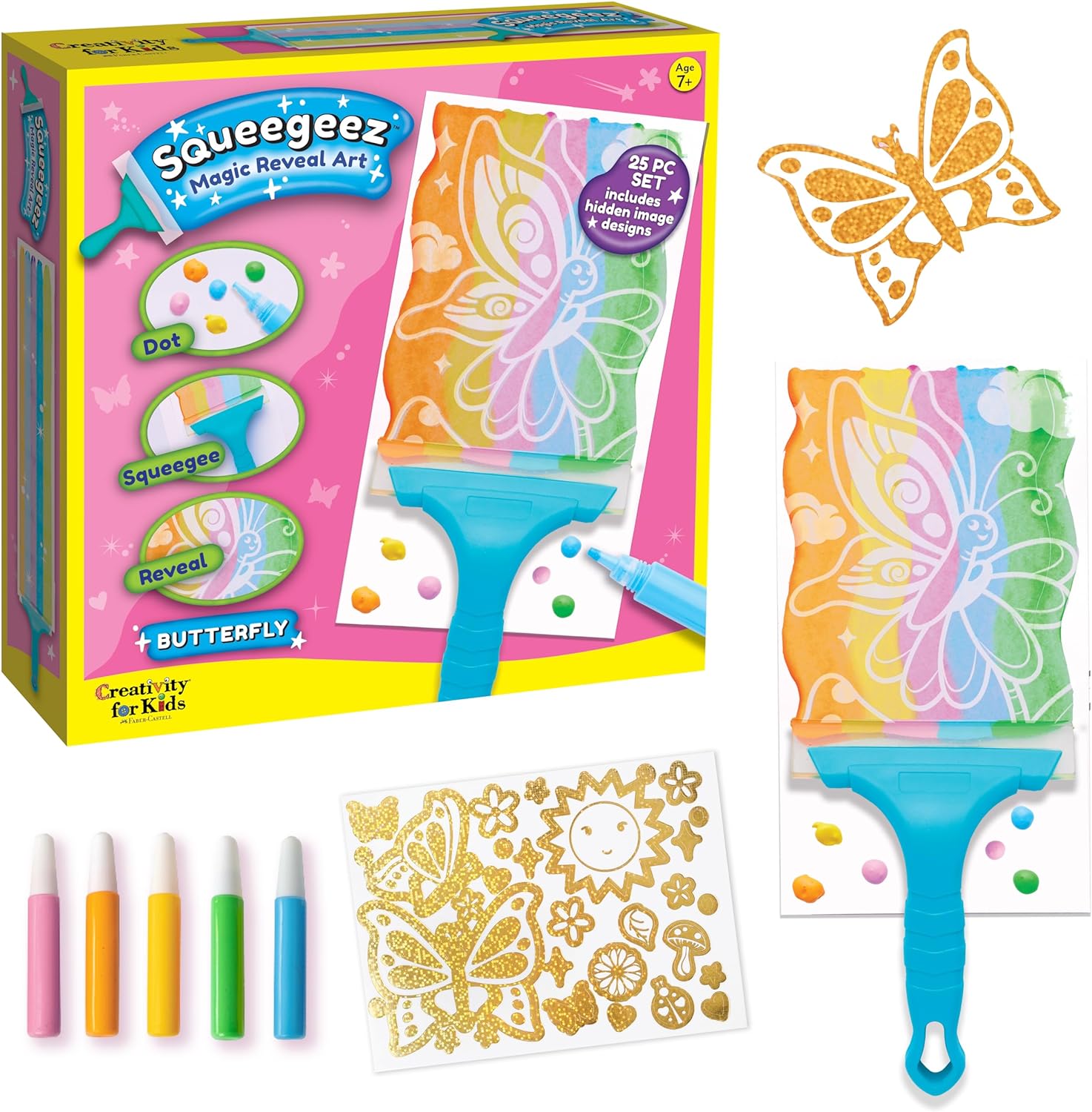 Squeegee Art Butterfly