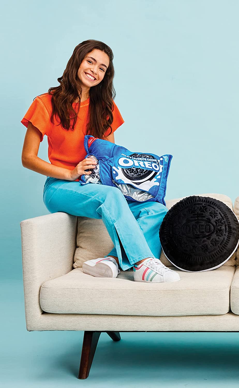 Oreo Cookies Packaging Fleece Plush
