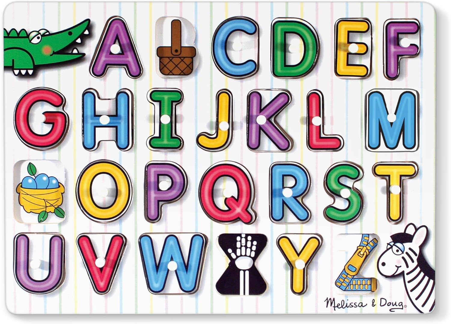Lift See Alphabet Peg Pzl