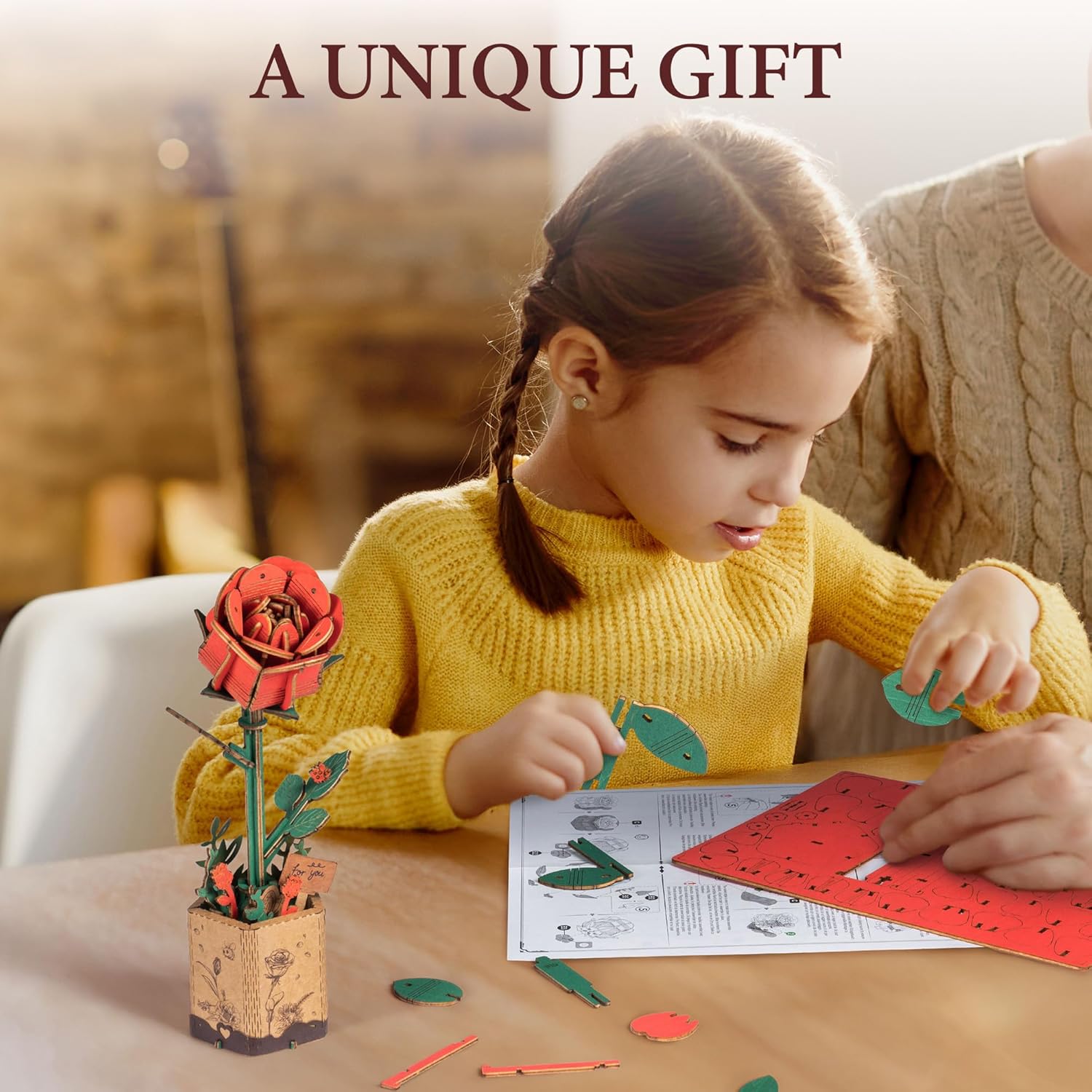 Red Rose 3d Puzzle