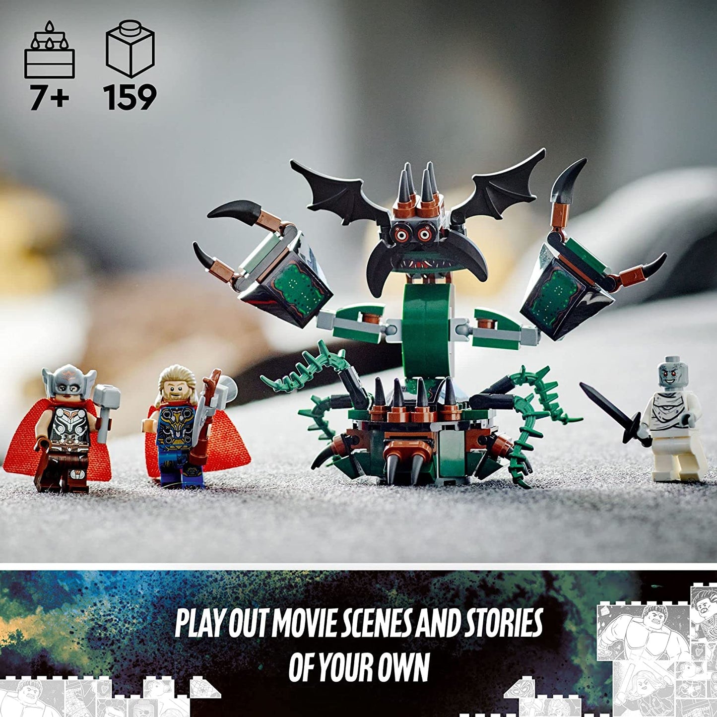Thor Attack on New Asgard