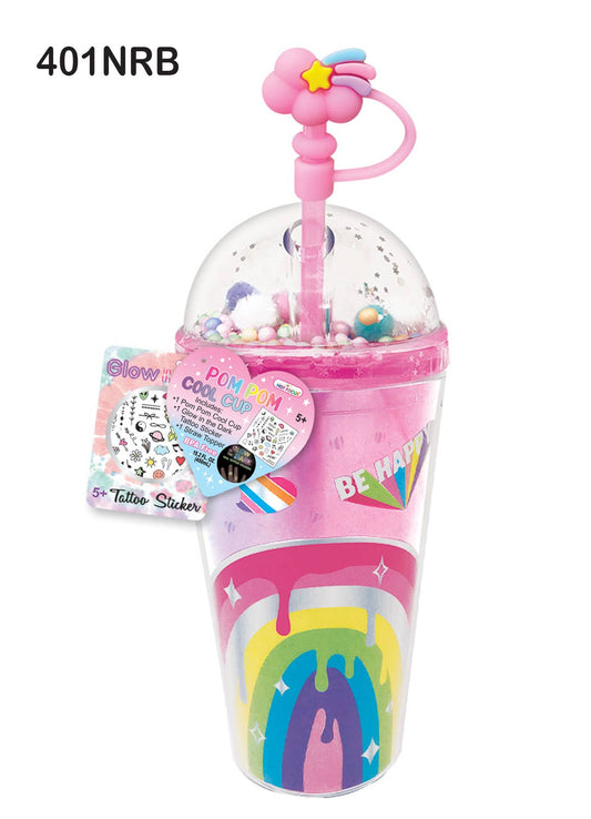 Pom Pom Cool Cup Rainbow