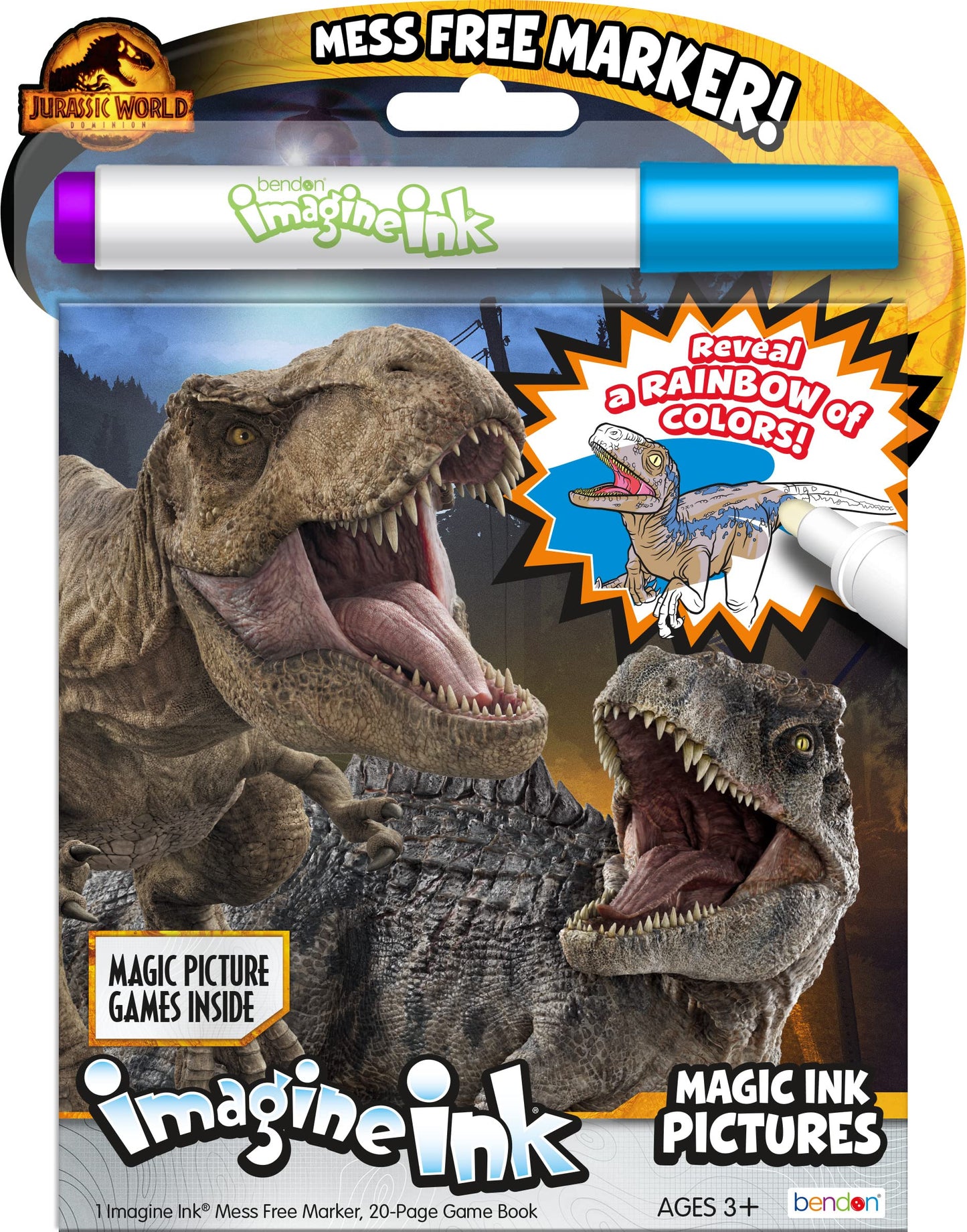 Jurassic Wld Imagine Ink