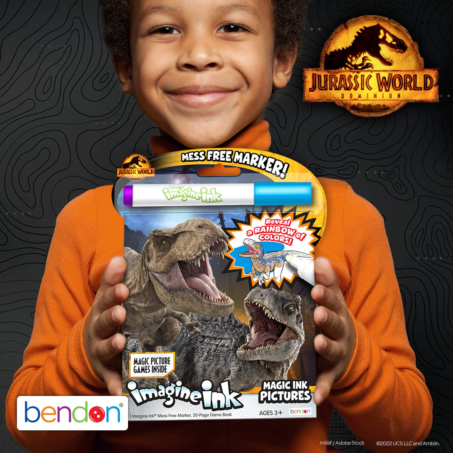 Jurassic Wld Imagine Ink