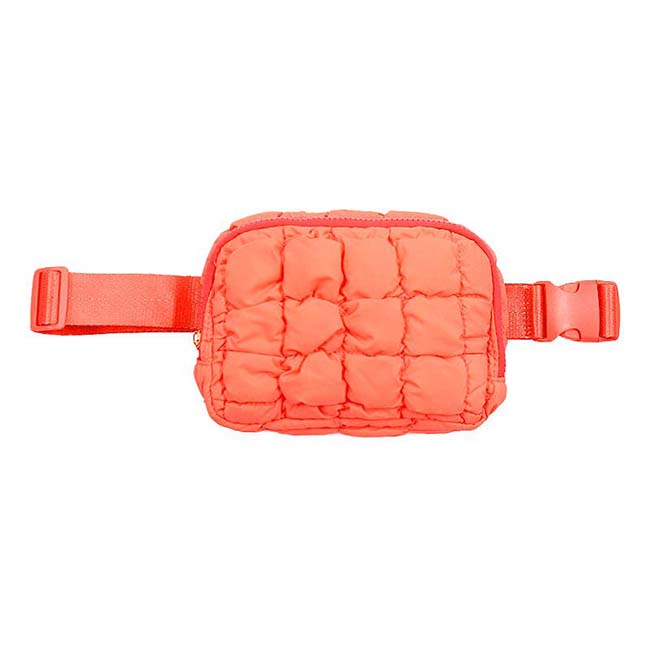 Melon Puffer Belt Bag
