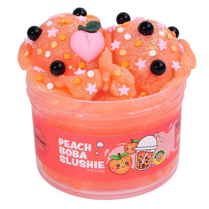 Peach Boba Slushie Slime