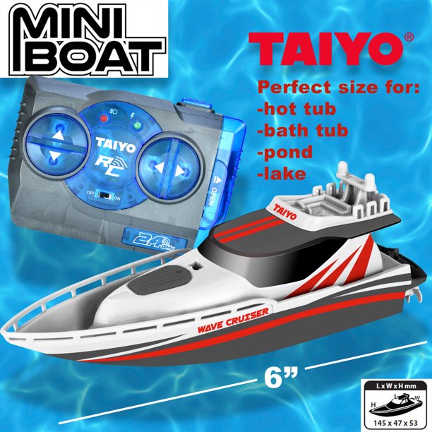 Mini Rc Boat Wave Cruiser